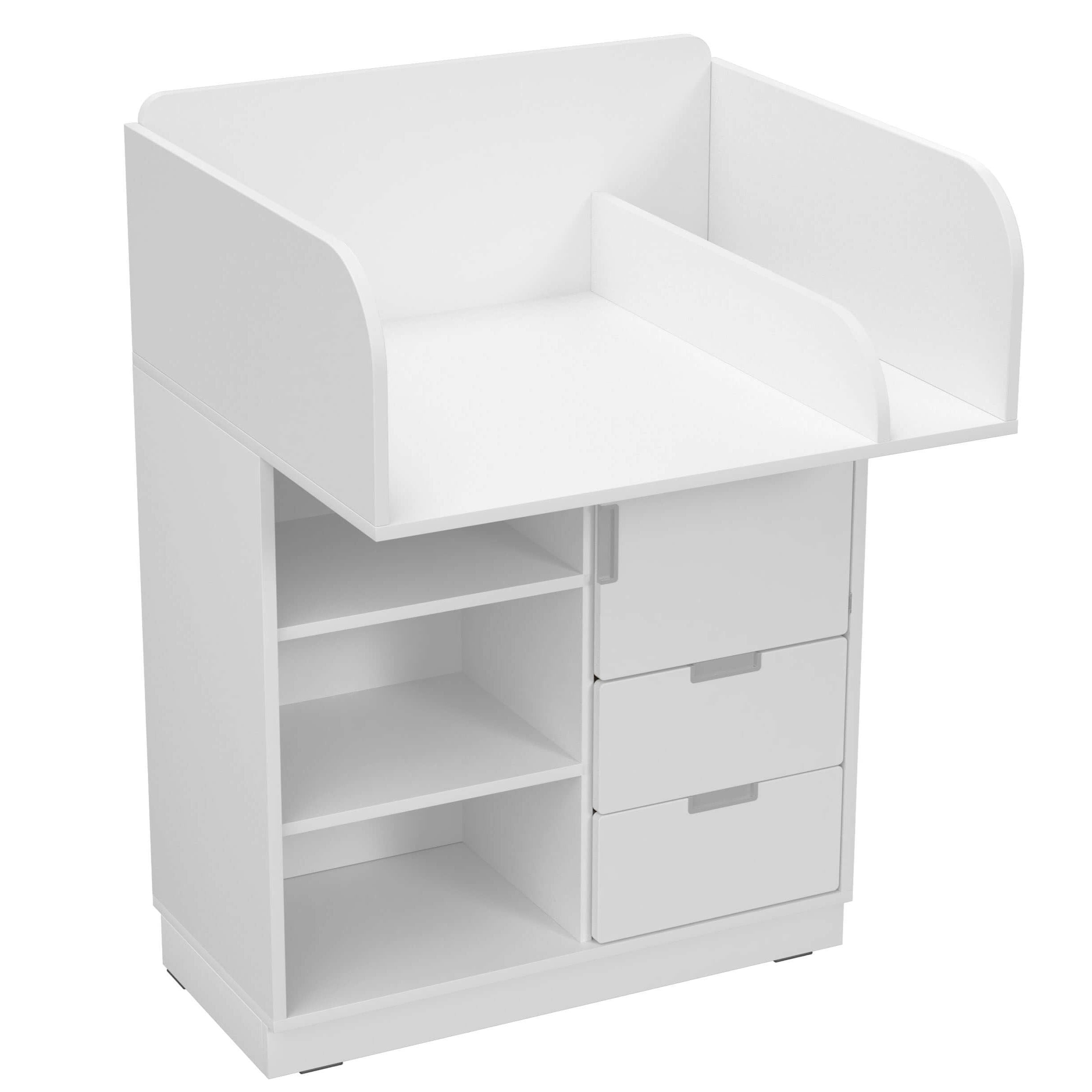 Wickelkommode Quadro, versch. Farben u. Dekore