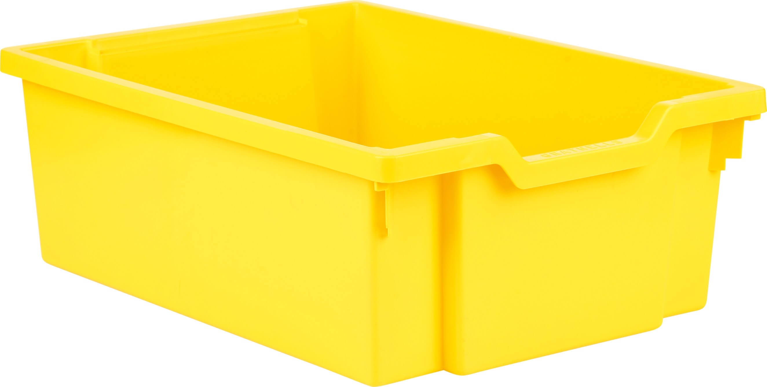 mittlerer Schiebecontainer - gelb (Schienen inkl.)