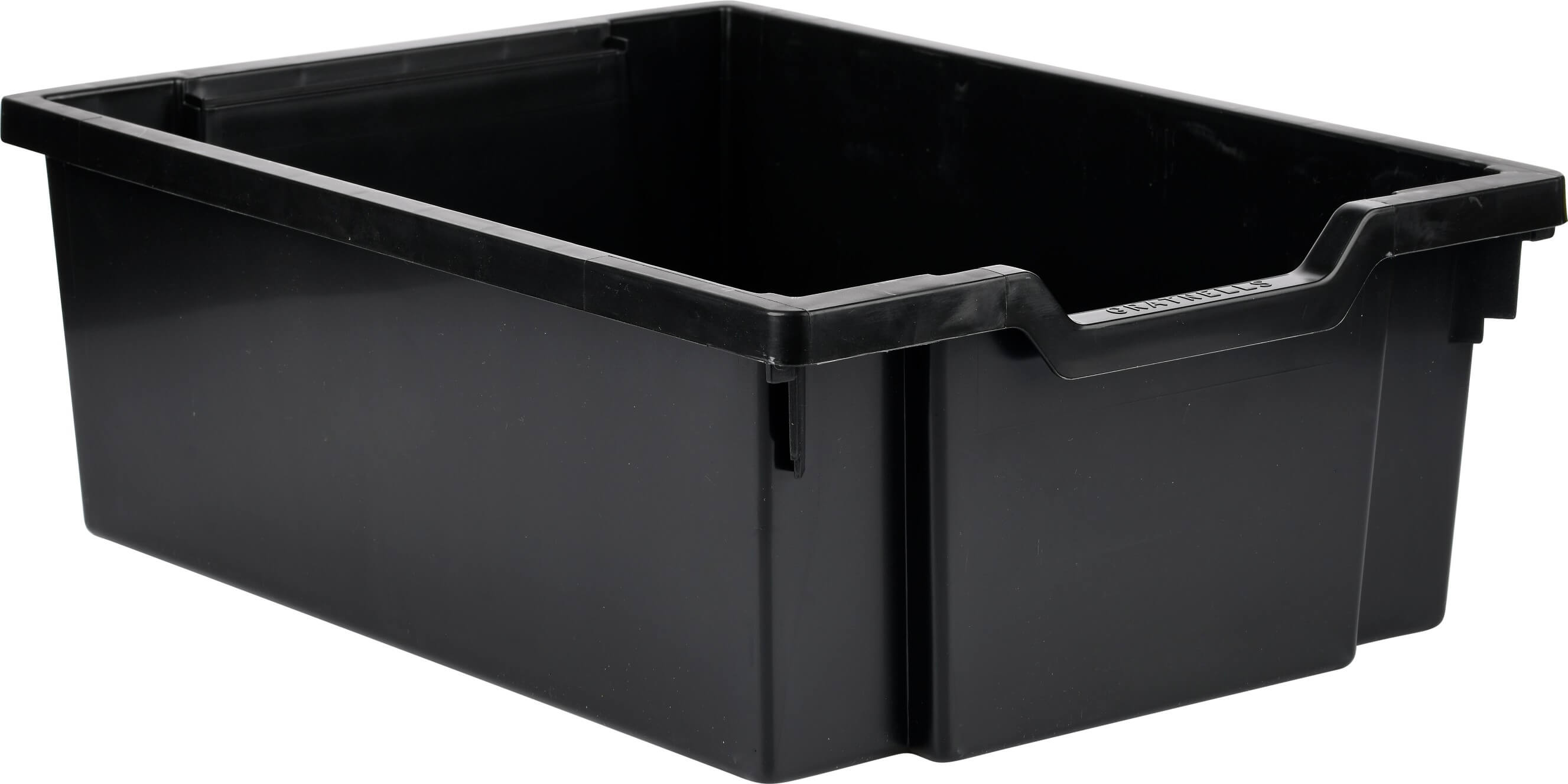 mittlerer Schiebecontainer - schwarz (Schienen inkl.)