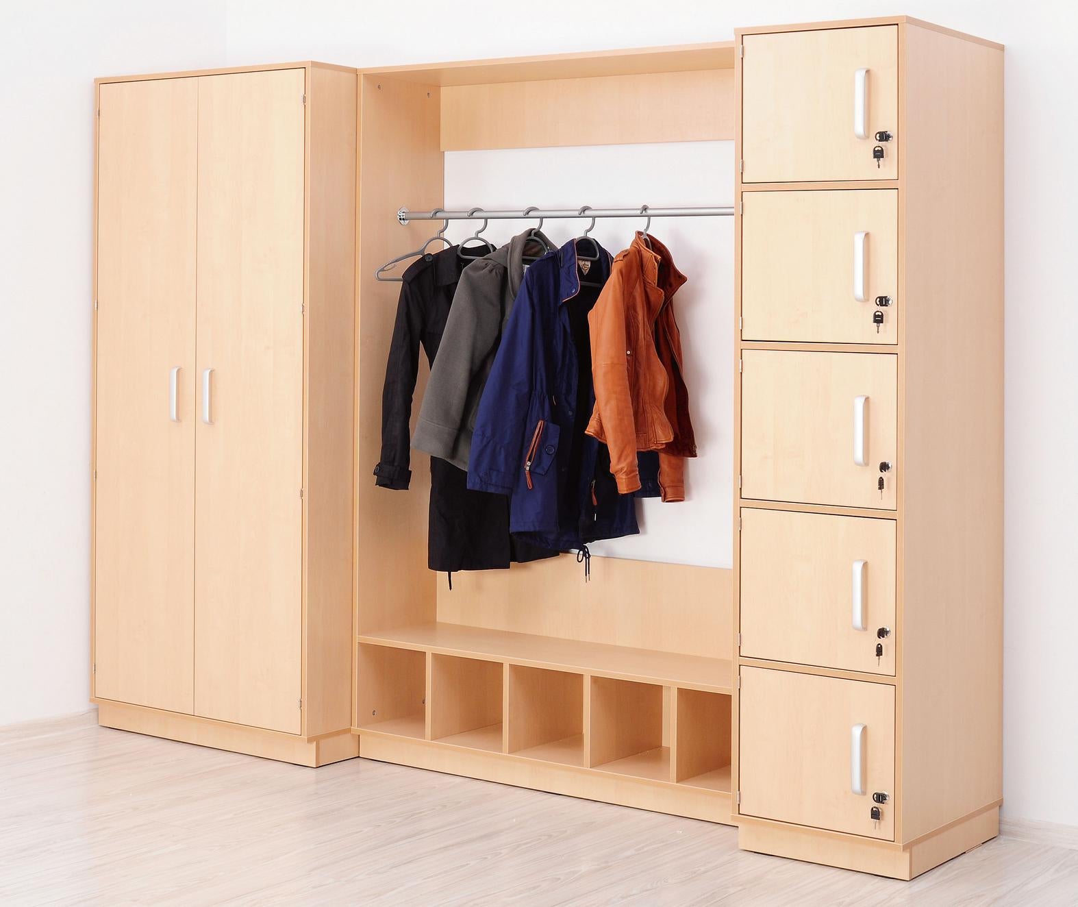 Flexi Möbelsatz für Erzieherzimmer – Schrank & Stauraumlösung