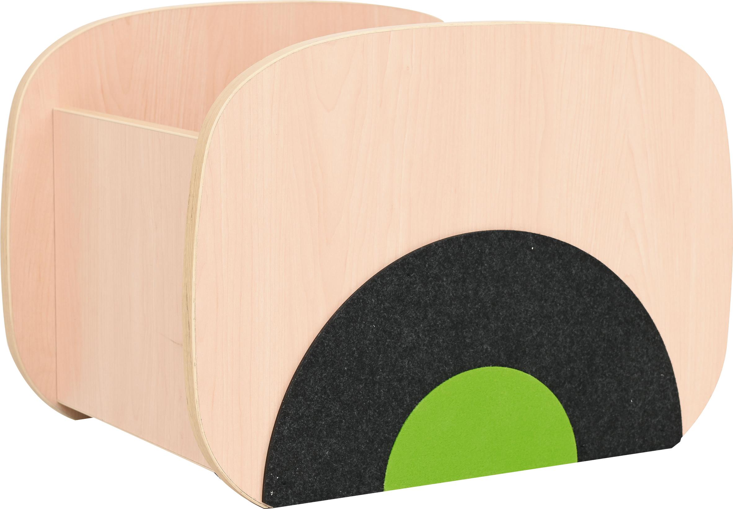 Flora Rollcontainer für Bücher – Praktisch, Mobil & Stilvoll. - Produkt wird im Kindergarten oder Schule genutzt.