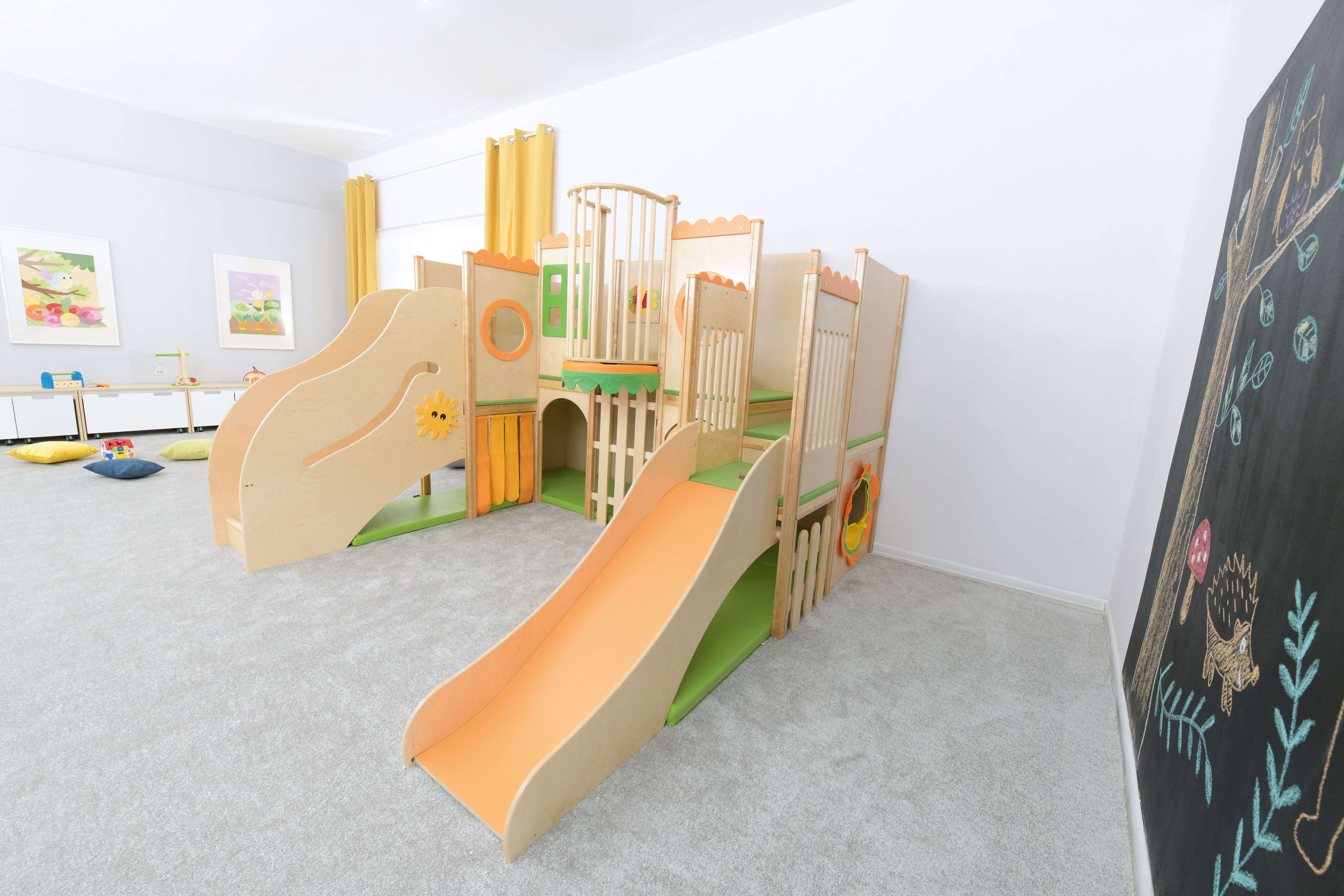 Kindergarten Spielburg Leo XXL im Gruppenraum