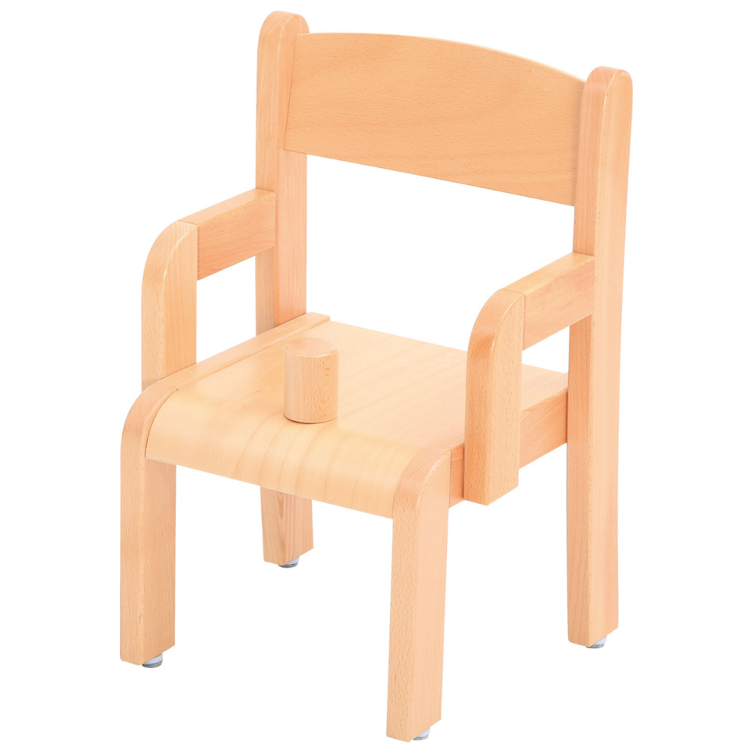 Stuhl Chris mit Rutschstopp und Armlehne für kindergarten, Krippe und Kita