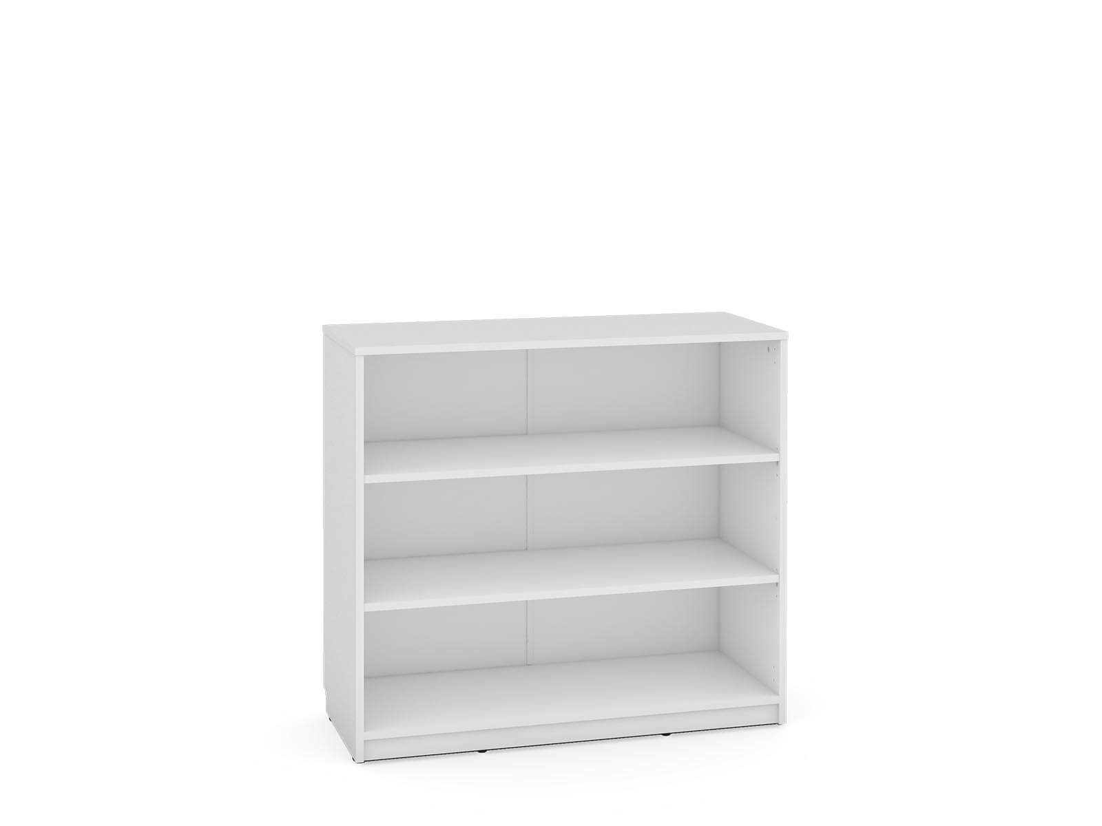 mittlerer Schrank mit Regalen, weiß - Feria-Serie