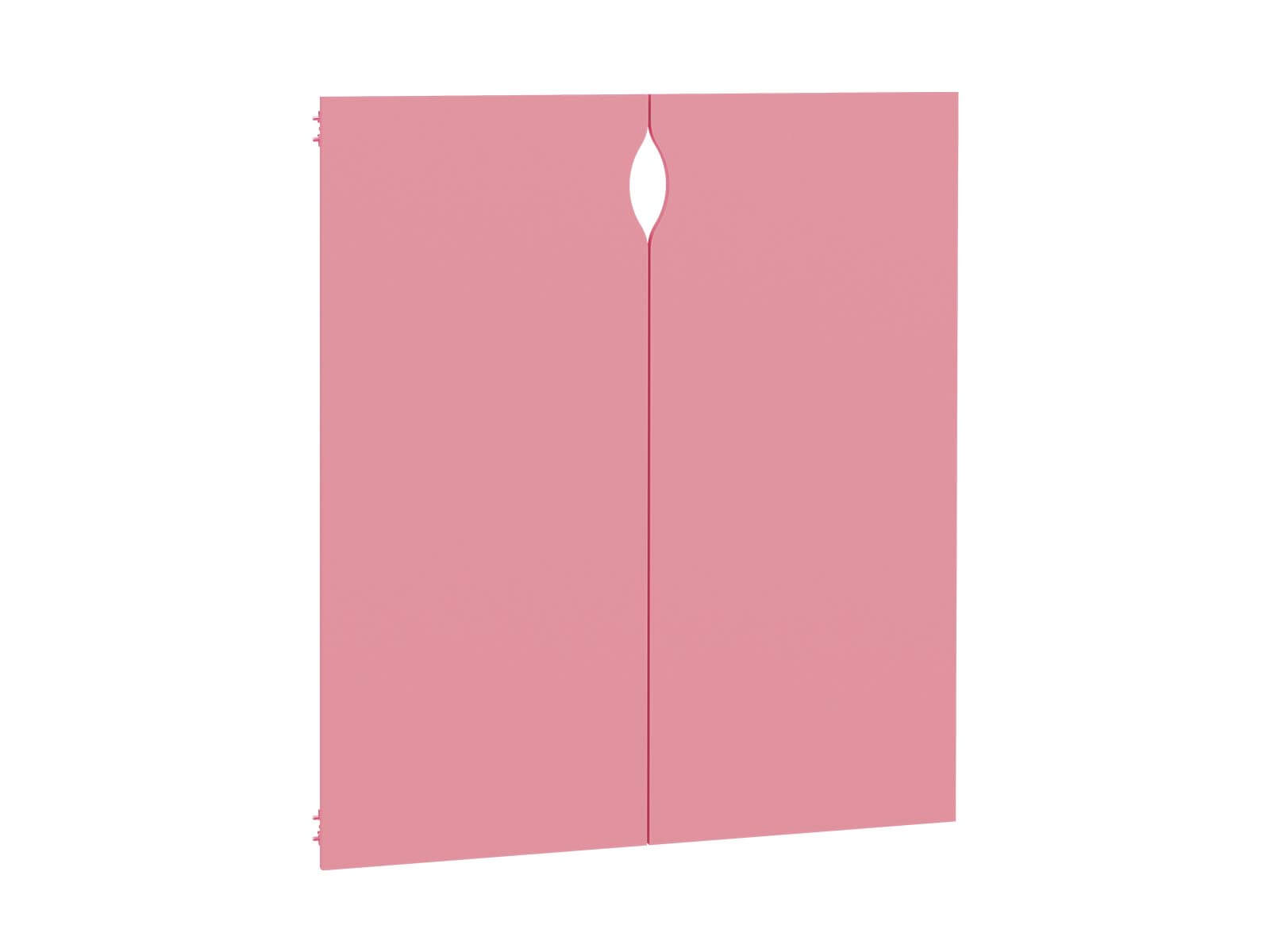 Türen(links & rechts) 4 Regaleinheiten hoch, auch kompatibel für hohes Regal - pink - Feria-Serie