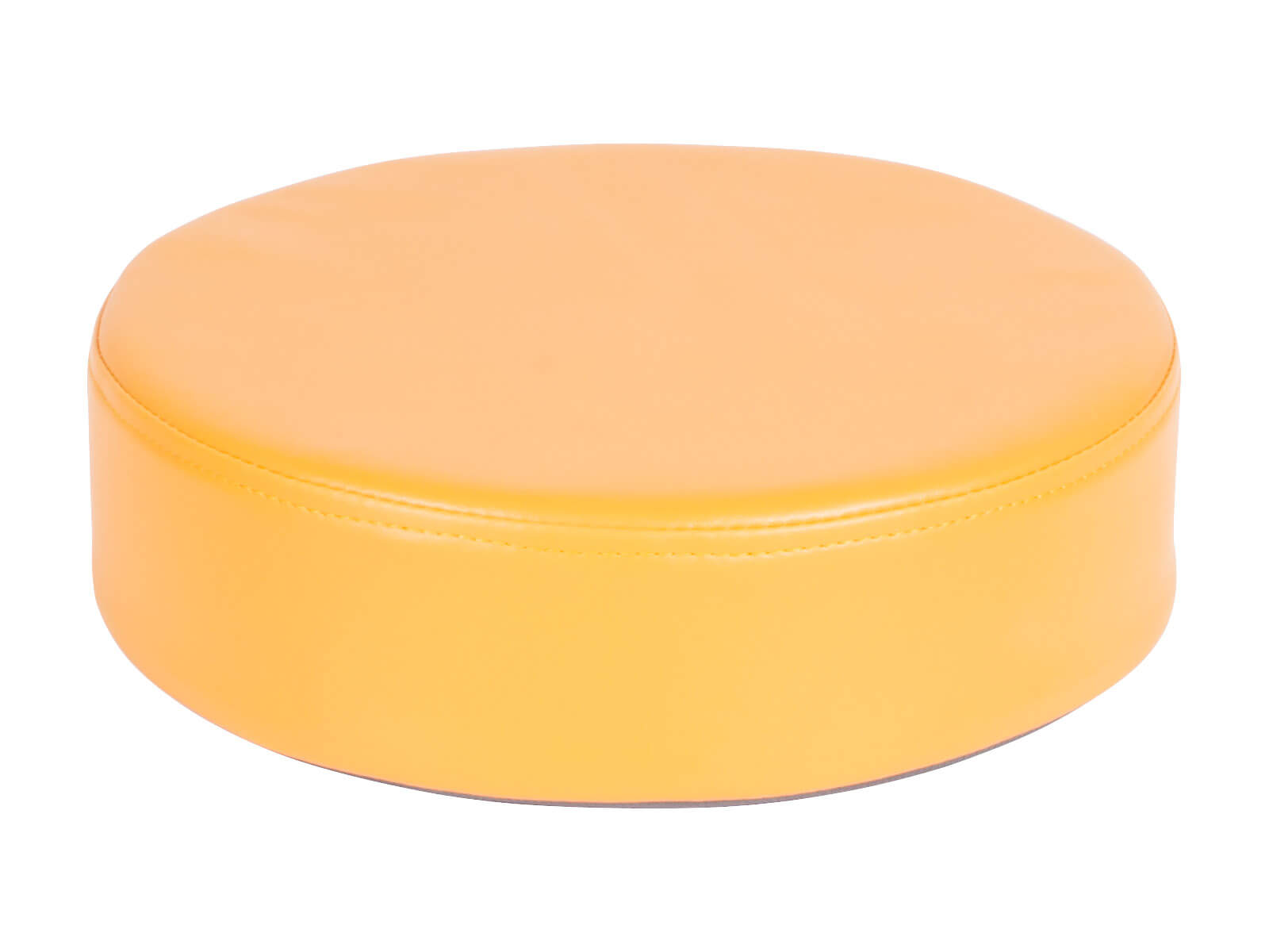 coussin de siège rond, jaune foncé