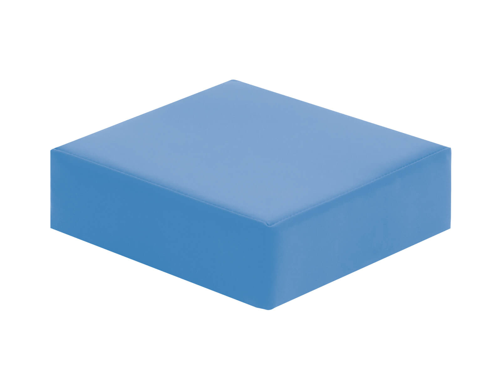 Coussin d'assise carré, bleu clair