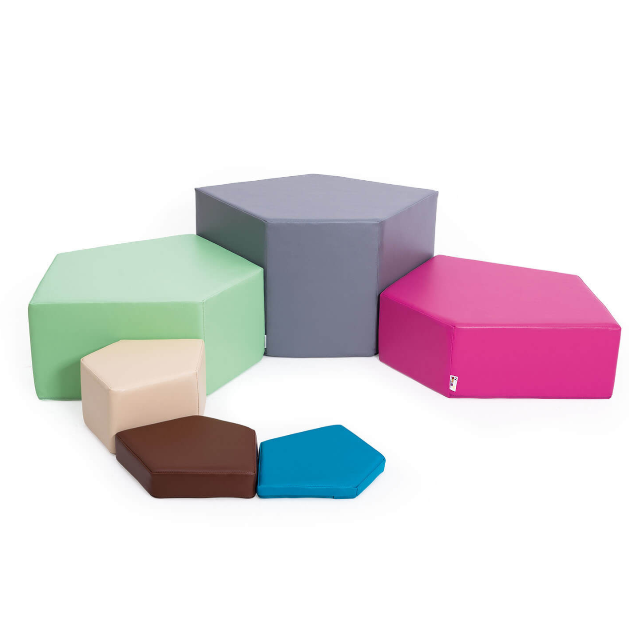 Pierres de podium en mousse en ensemble