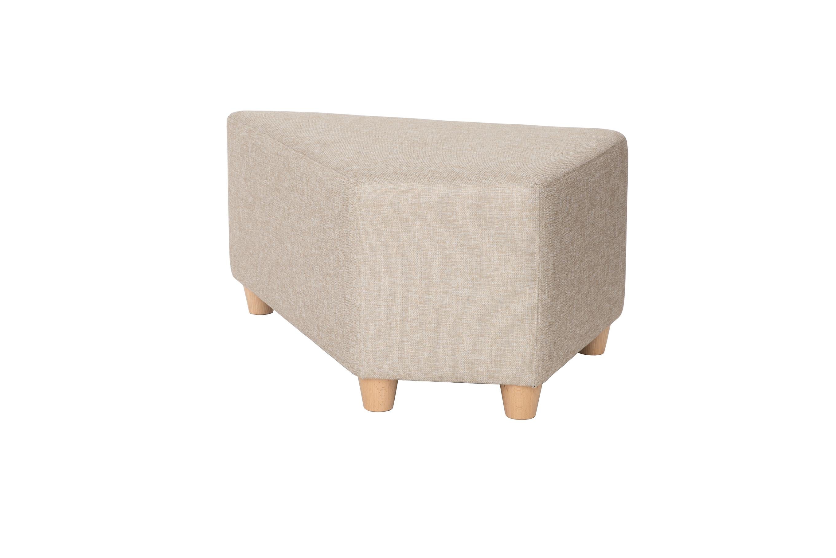 Sitzlandschaft Element Beige, modern und vielseitig einsetzbar.