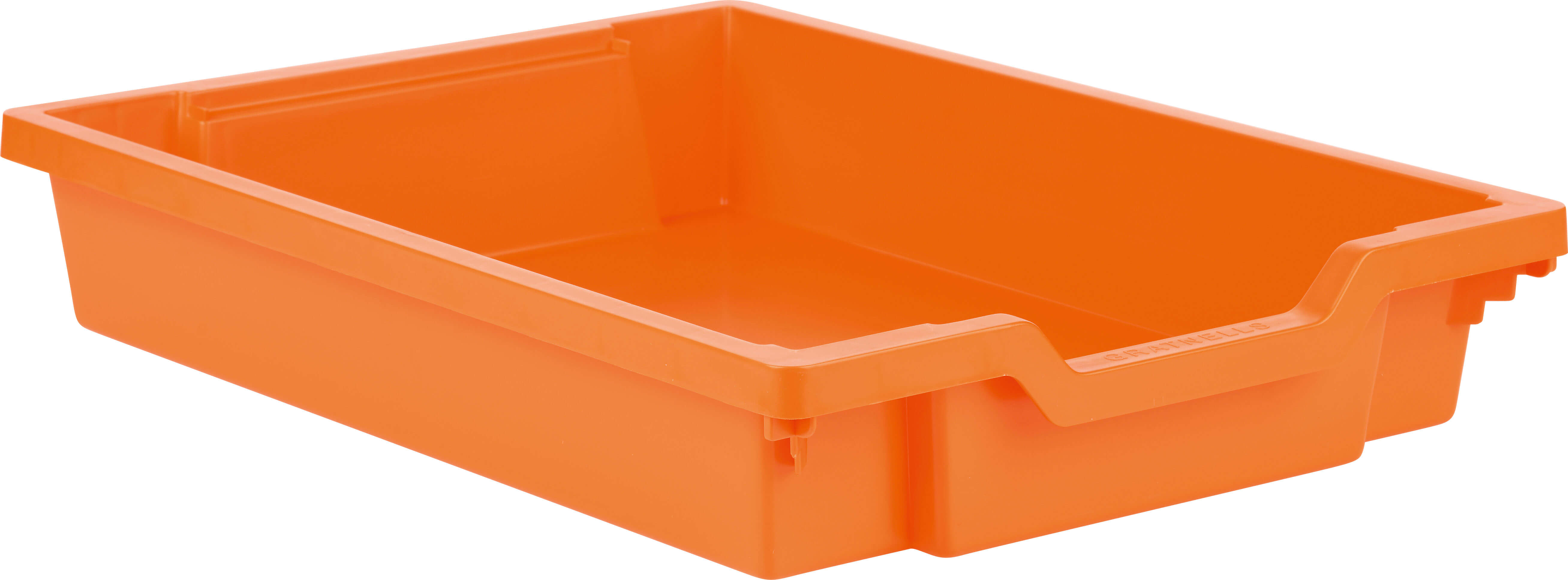 kleiner Schiebecontainer - orange (Schienen inkl.)