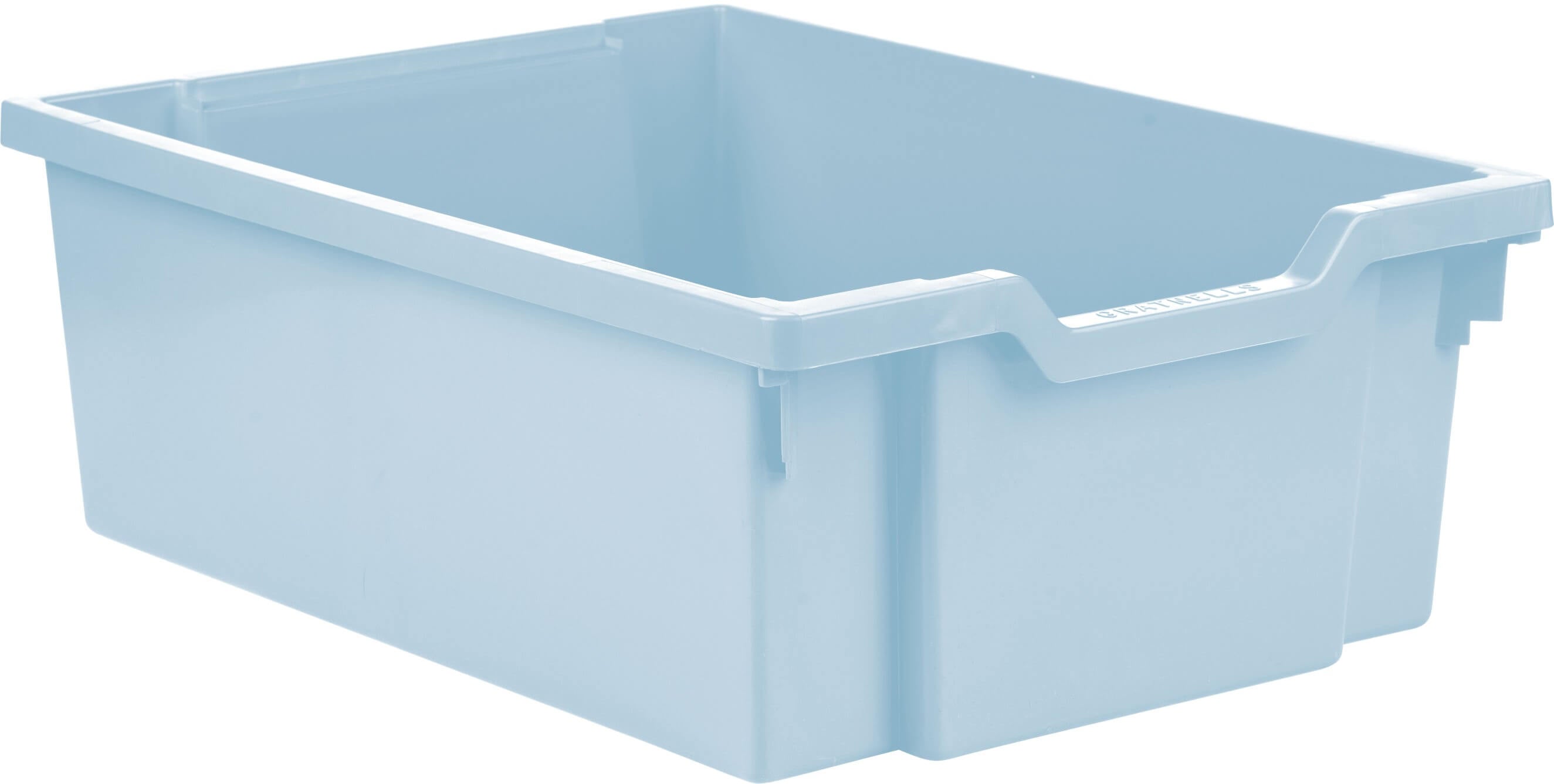 mittlerer Schiebecontainer - hellblau (Schienen inkl.)