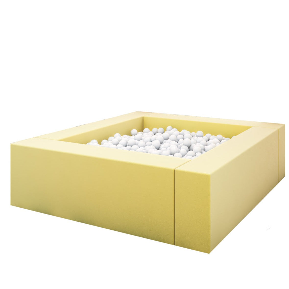 Piscine à balles - Square Pool - rouge/jaune 140x140x41, balles en option