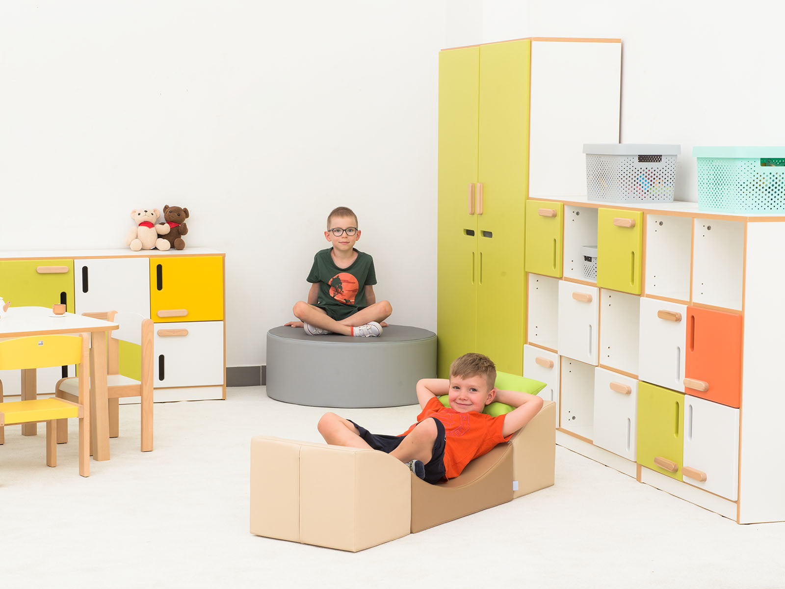 Comfort bank in verschillende kleuren