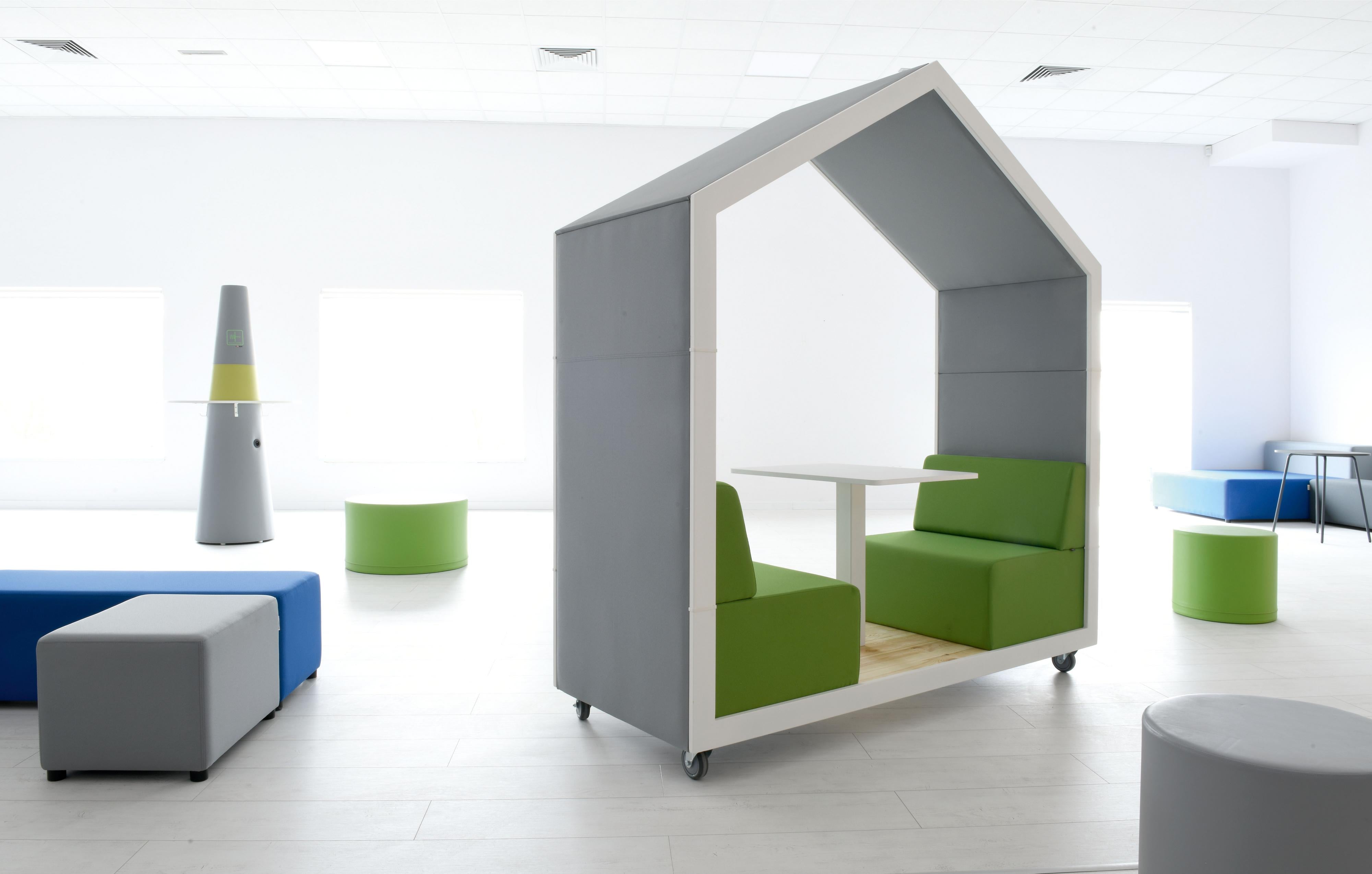 Meetingbox Treehouse ohne Rückwand – Stilvolle Acoustic Pod