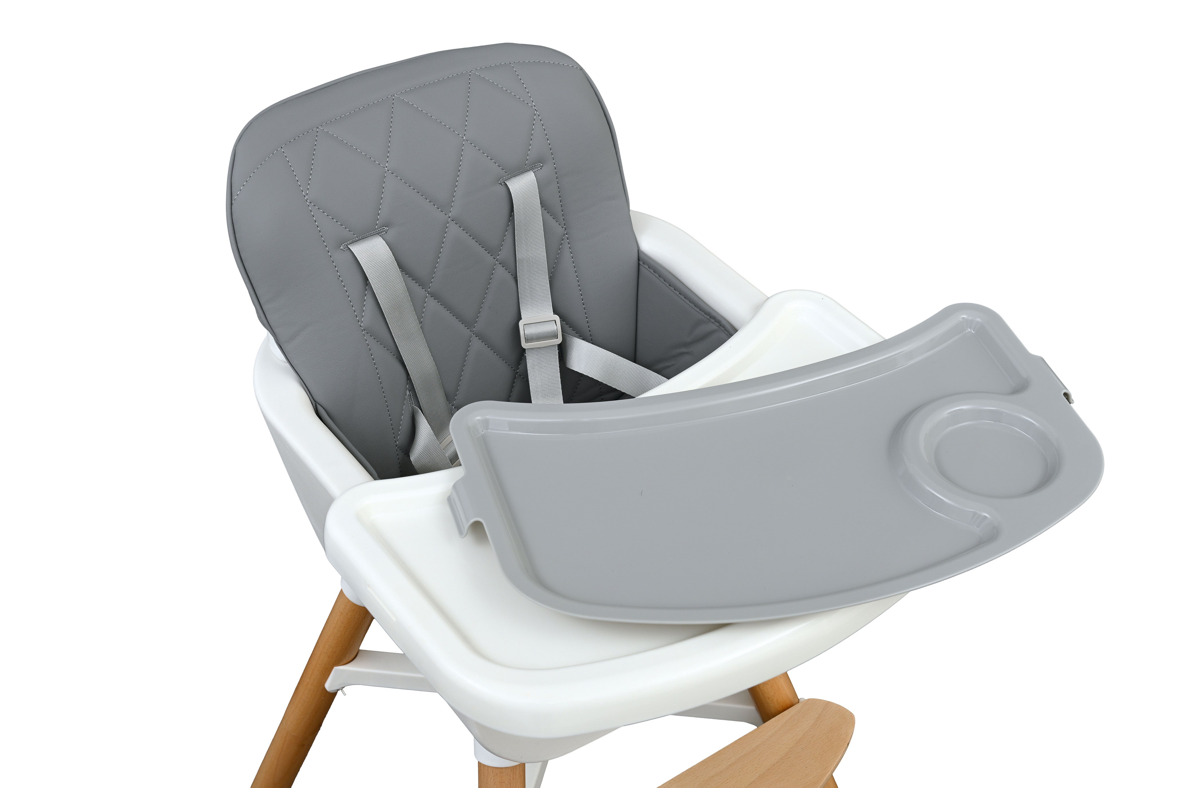 Hochstuhl für Krippe Detailansicht Tablett