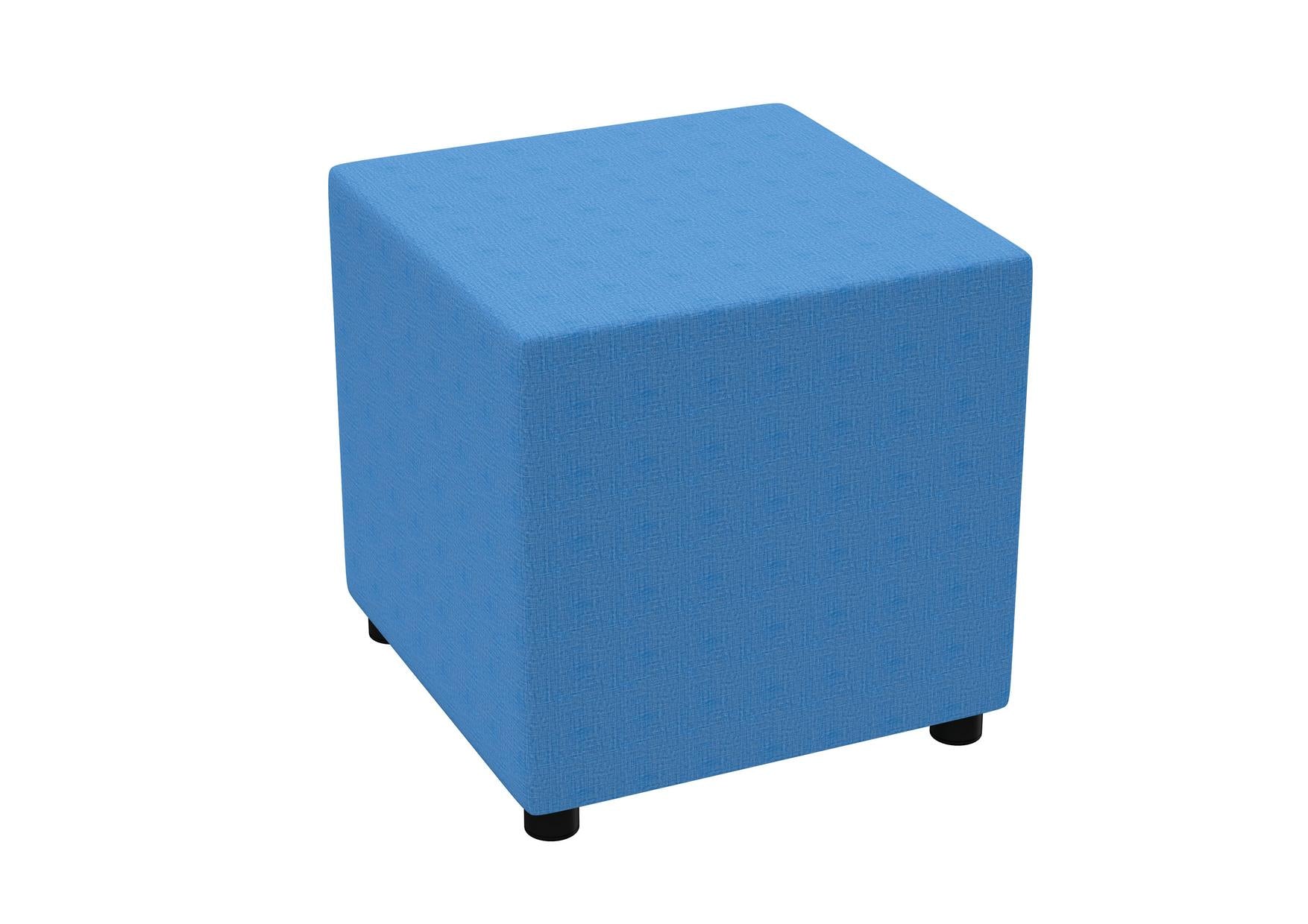Inflamea Hocker H41 cm, blauer Sitzhocker H41 cm