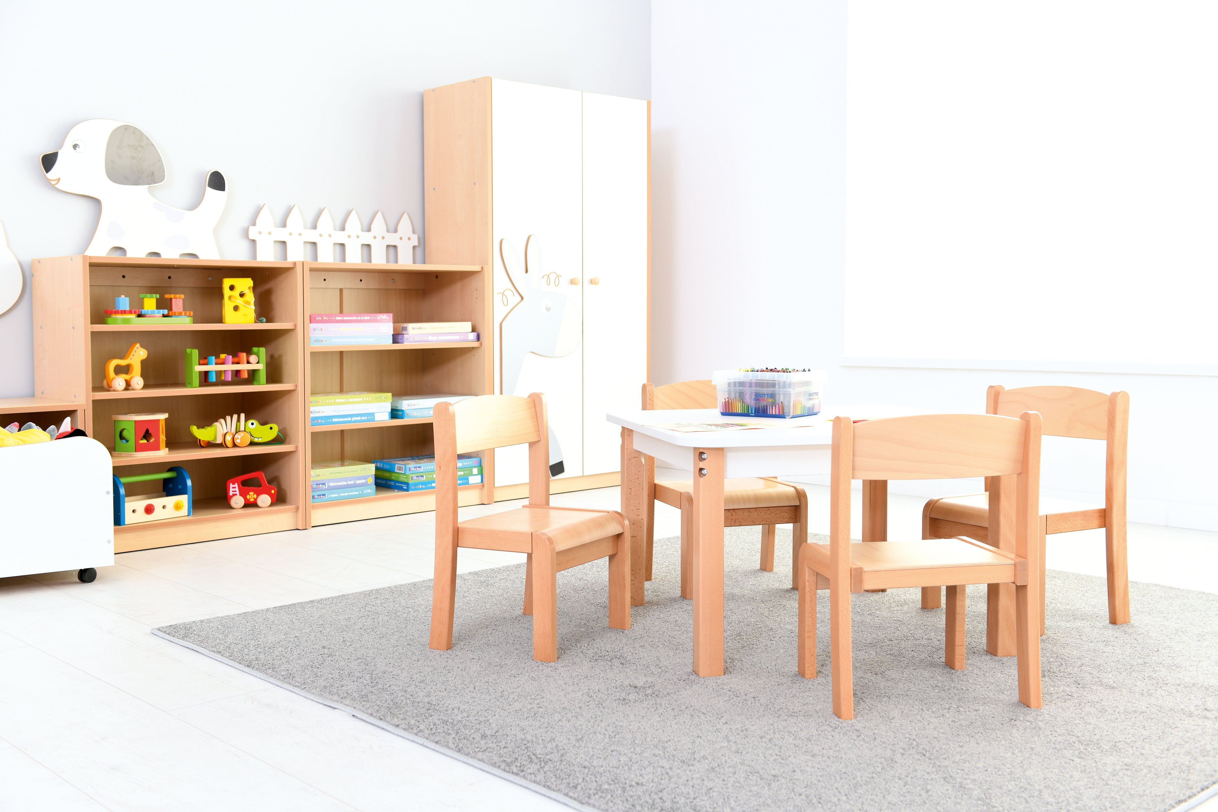 Kindergartenstuhl Phil im Gruppenraum 4