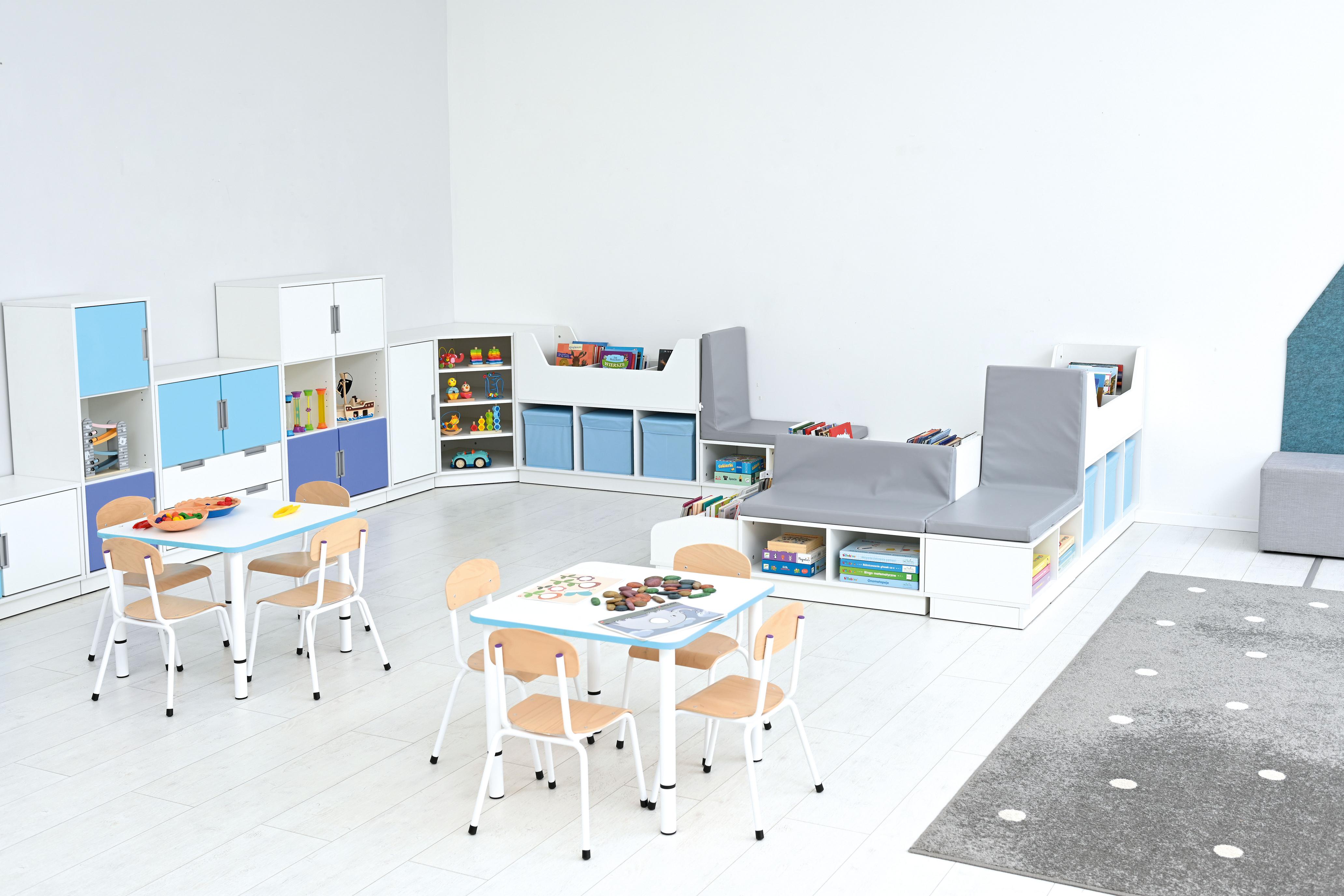 Quadro - Leseecke in 9 Farben: Bücherbank für Ihre Leseecke - Produkt wird im Kindergarten oder Schule genutzt.