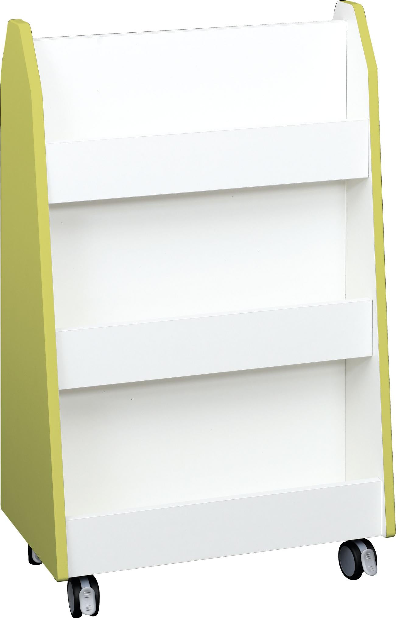 Quadro - Zweiseitiges Bücherregal in vielen Farben - Produkt wird im Kindergarten oder Schule genutzt.