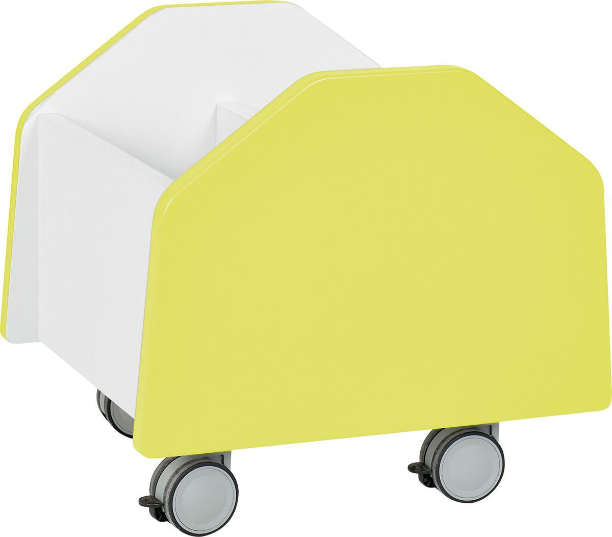 Rollbehälter für Bücher - Quadro in verschiedenen Farben. - Produkt wird im Kindergarten oder Schule genutzt.