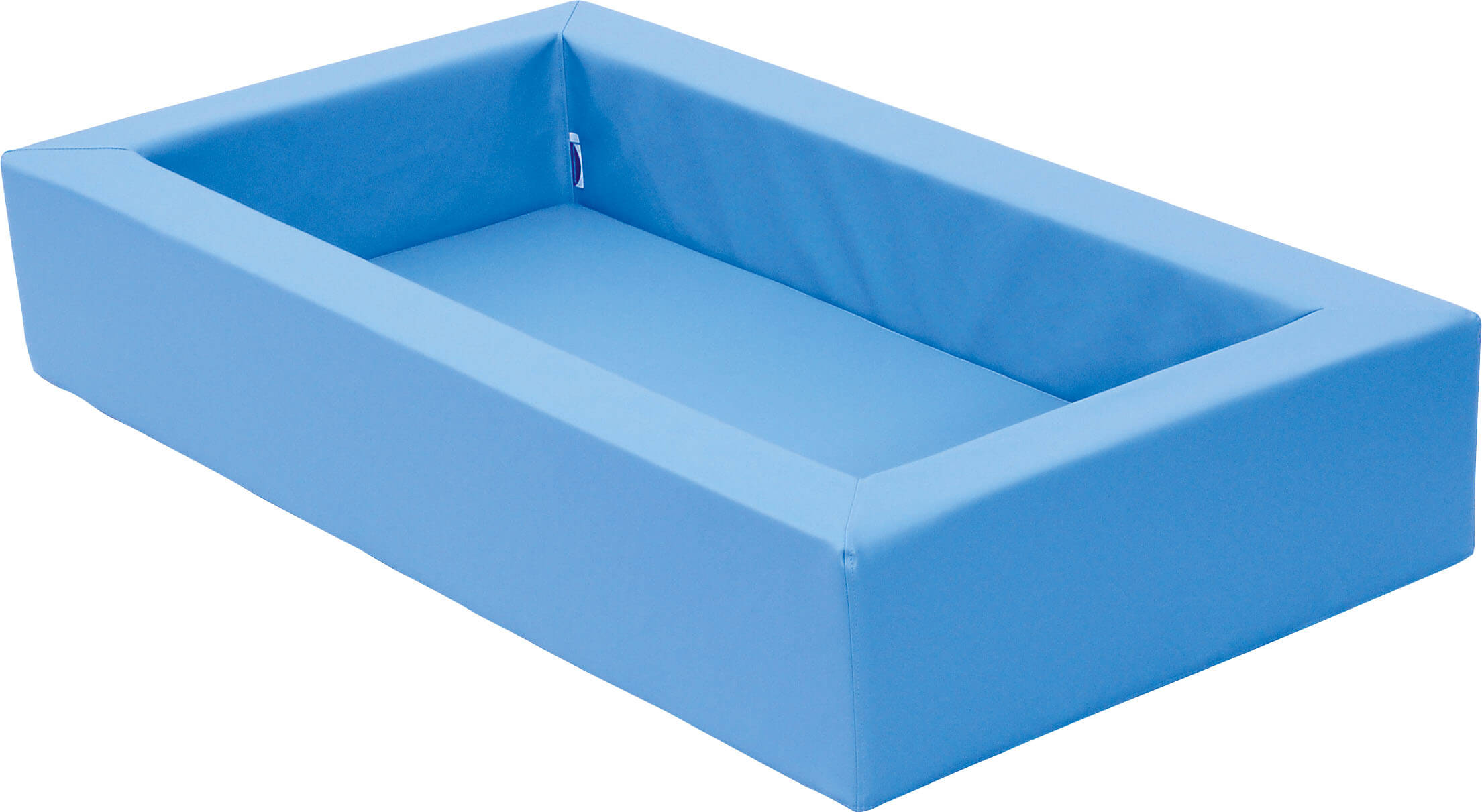Ruheraum Krippenbett aus Schaumstoff blau