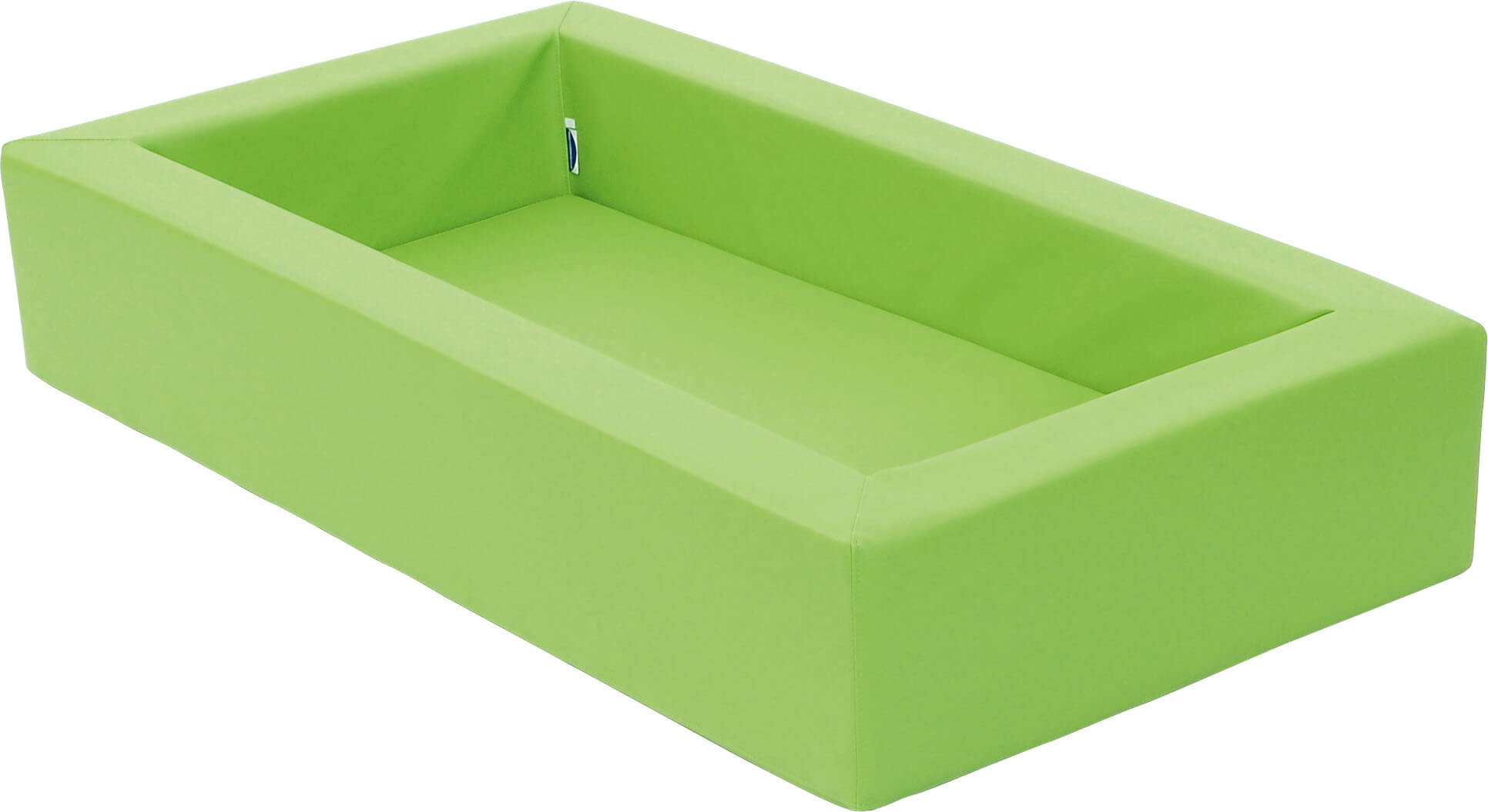 Ruheraum Krippenbett aus Schaumstoff hellgrün