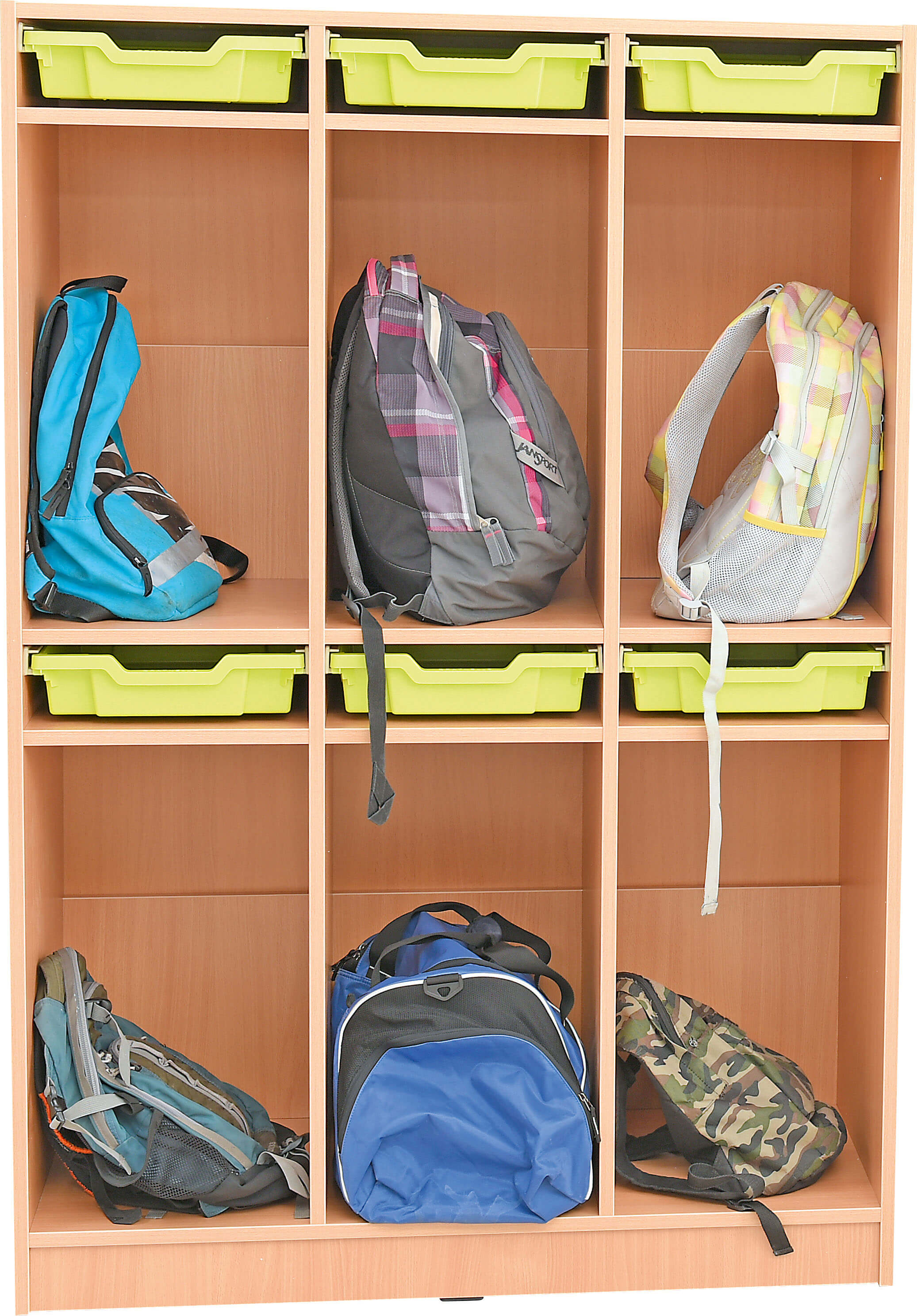 schulranzen aufbewahrung flur Taschenregal für Schule