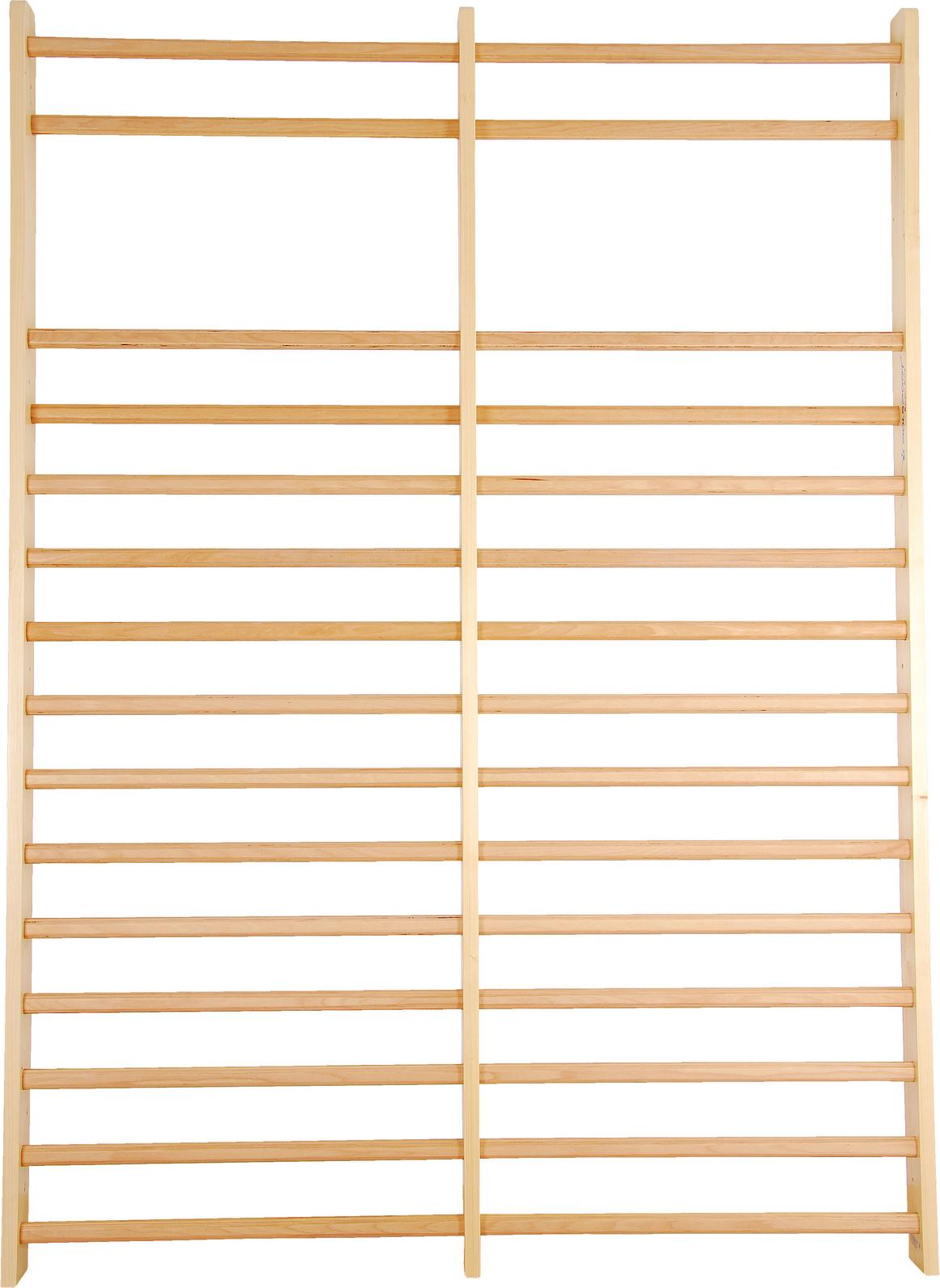 Sprossenwand - doppelt - 256 cm | Stabile Holz-Kletterwand