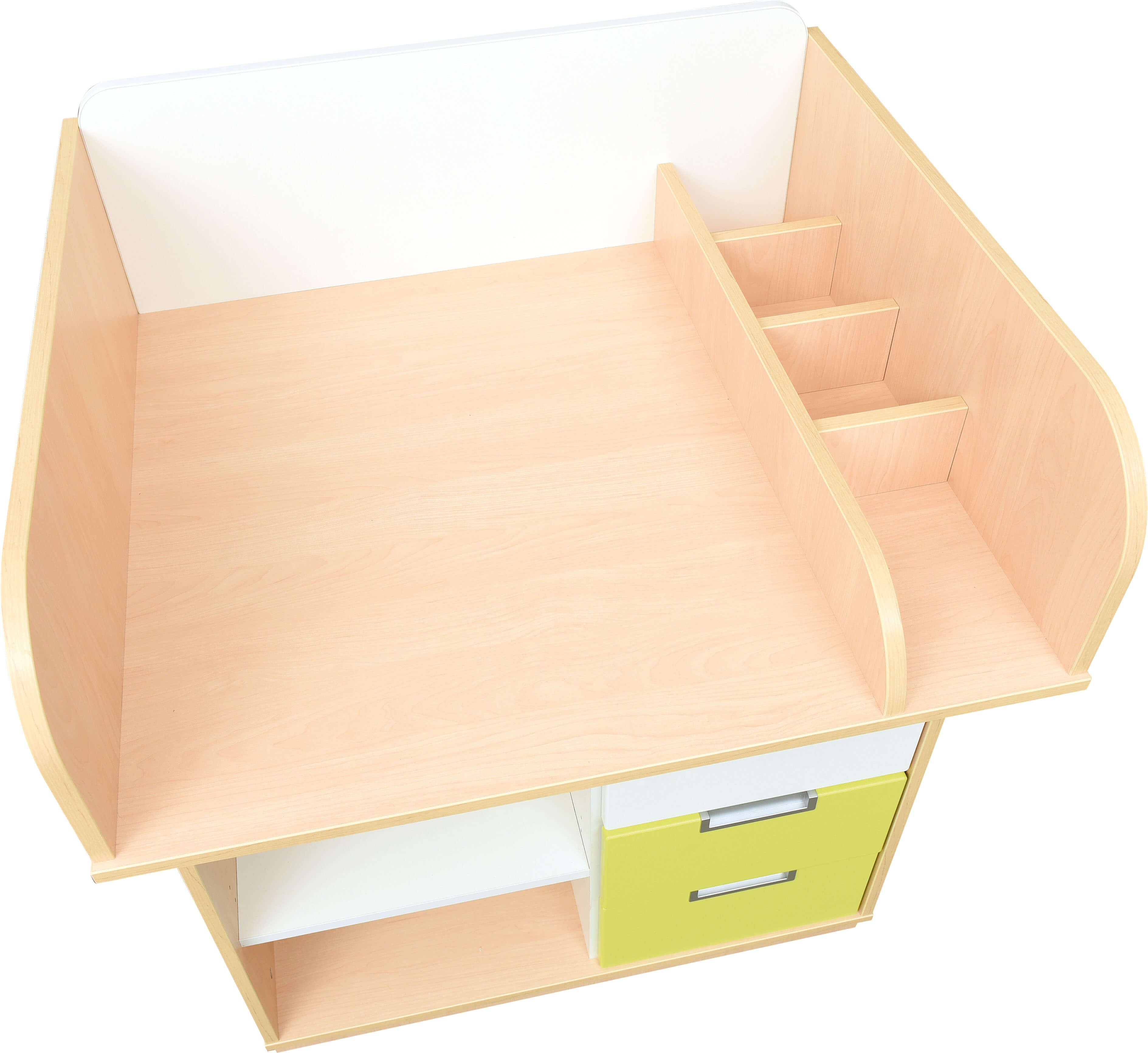 Wickelkommode Quadro, versch. Farben u. Dekore. Geeignet für die Krippe, Kita & Kindergarten.