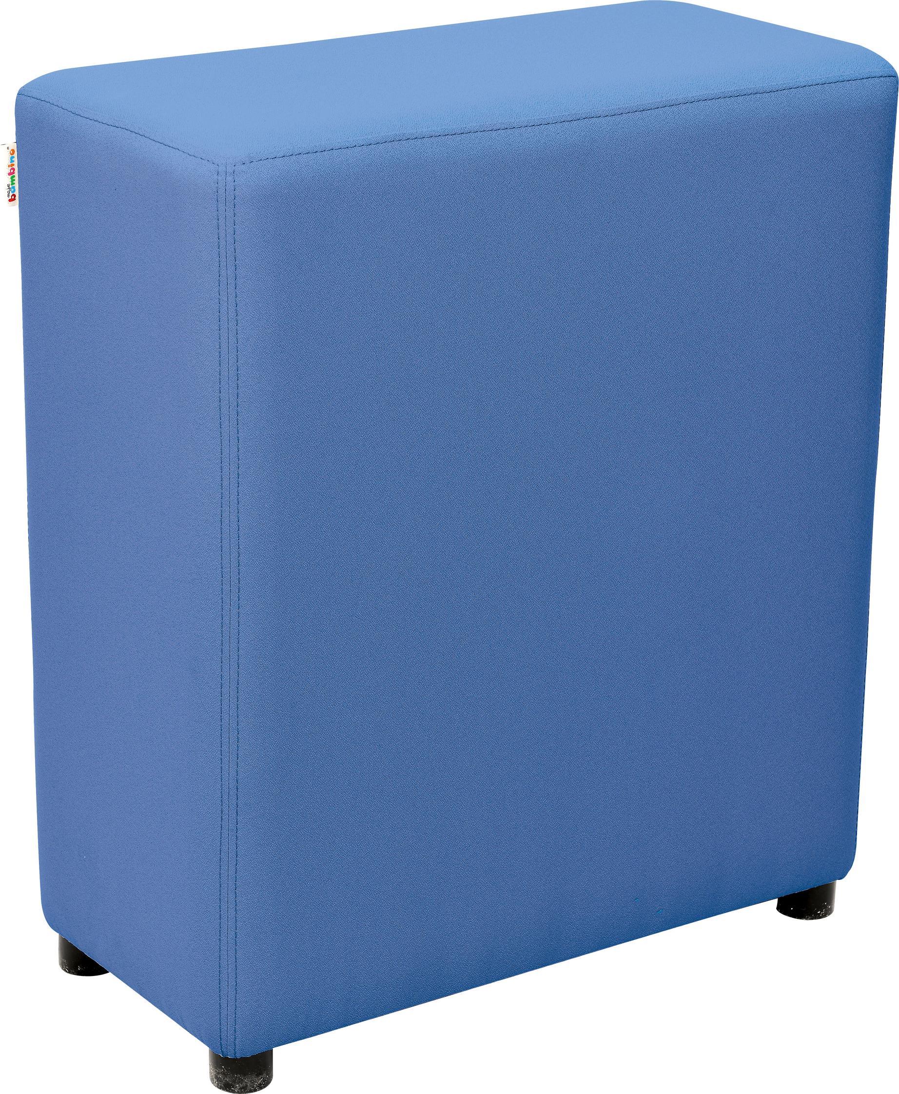 Modul Blocks maxi Lehne blau – Loungemöbel für Schule & Büro