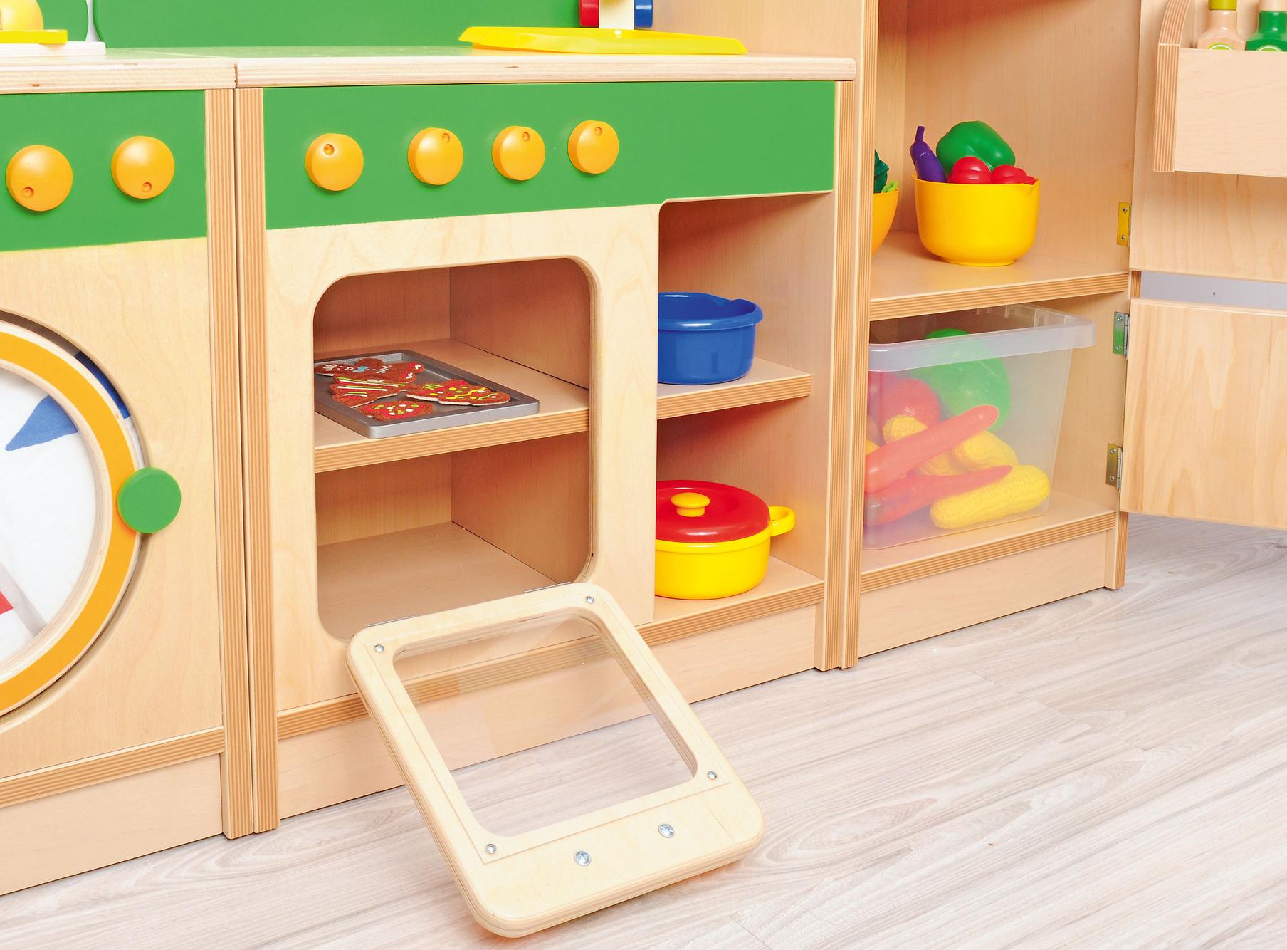 Spielküche Hannah, Herd mit Spüle und offenem Backofen