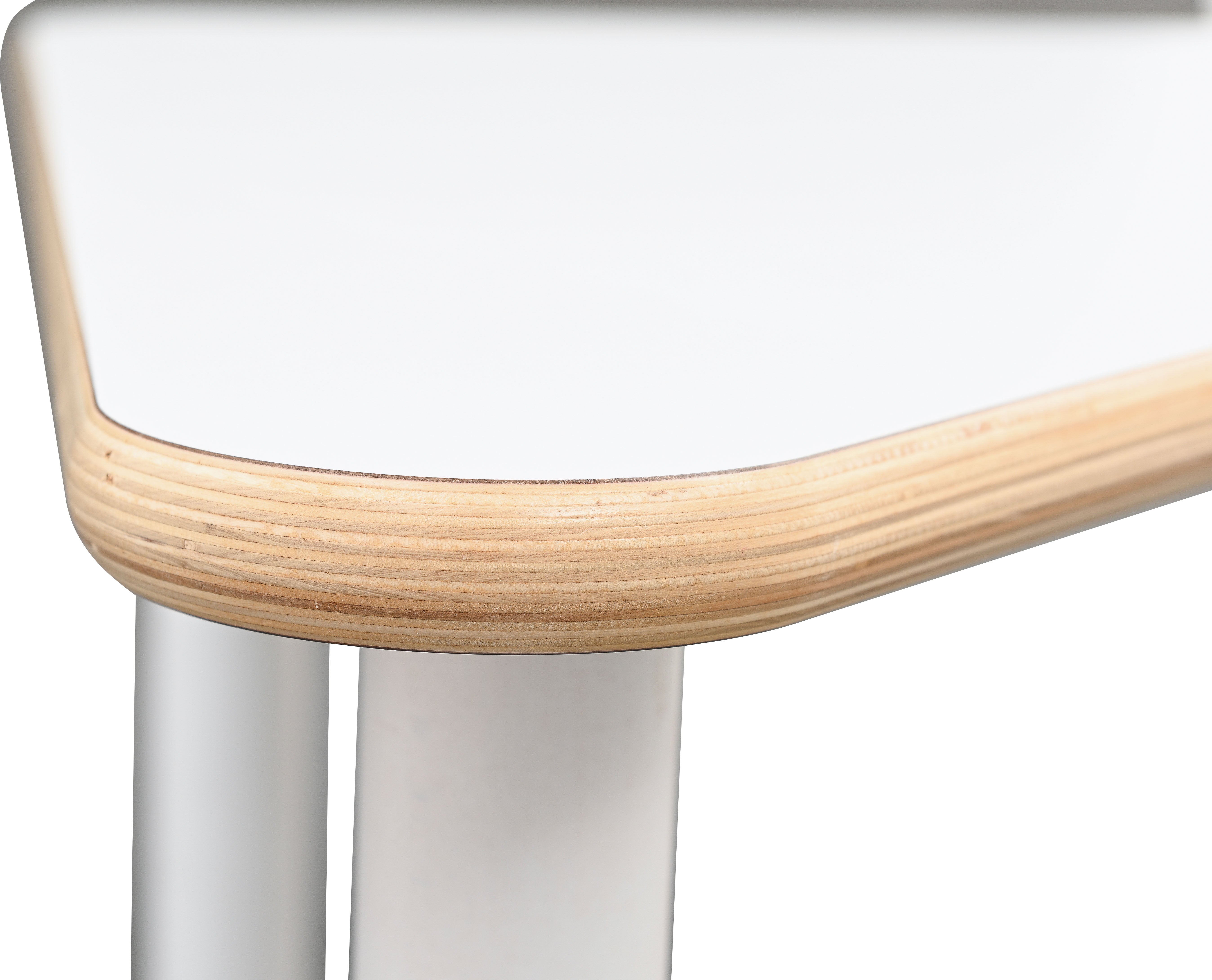 trapezförmiger Tisch für Kindergarten Krippe und Schule Detailansicht