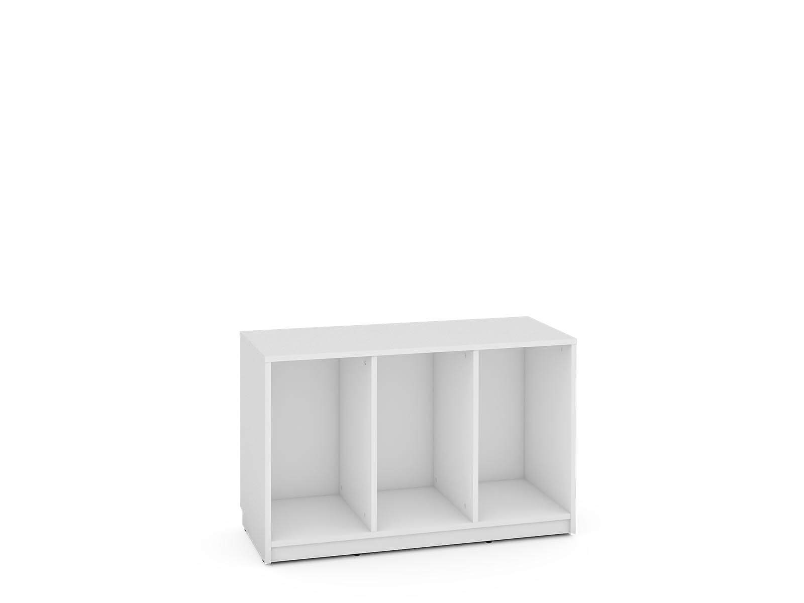 kleine Einheit zum Aufbewahren für Schiebe-Container, weiß - Feria-Serie