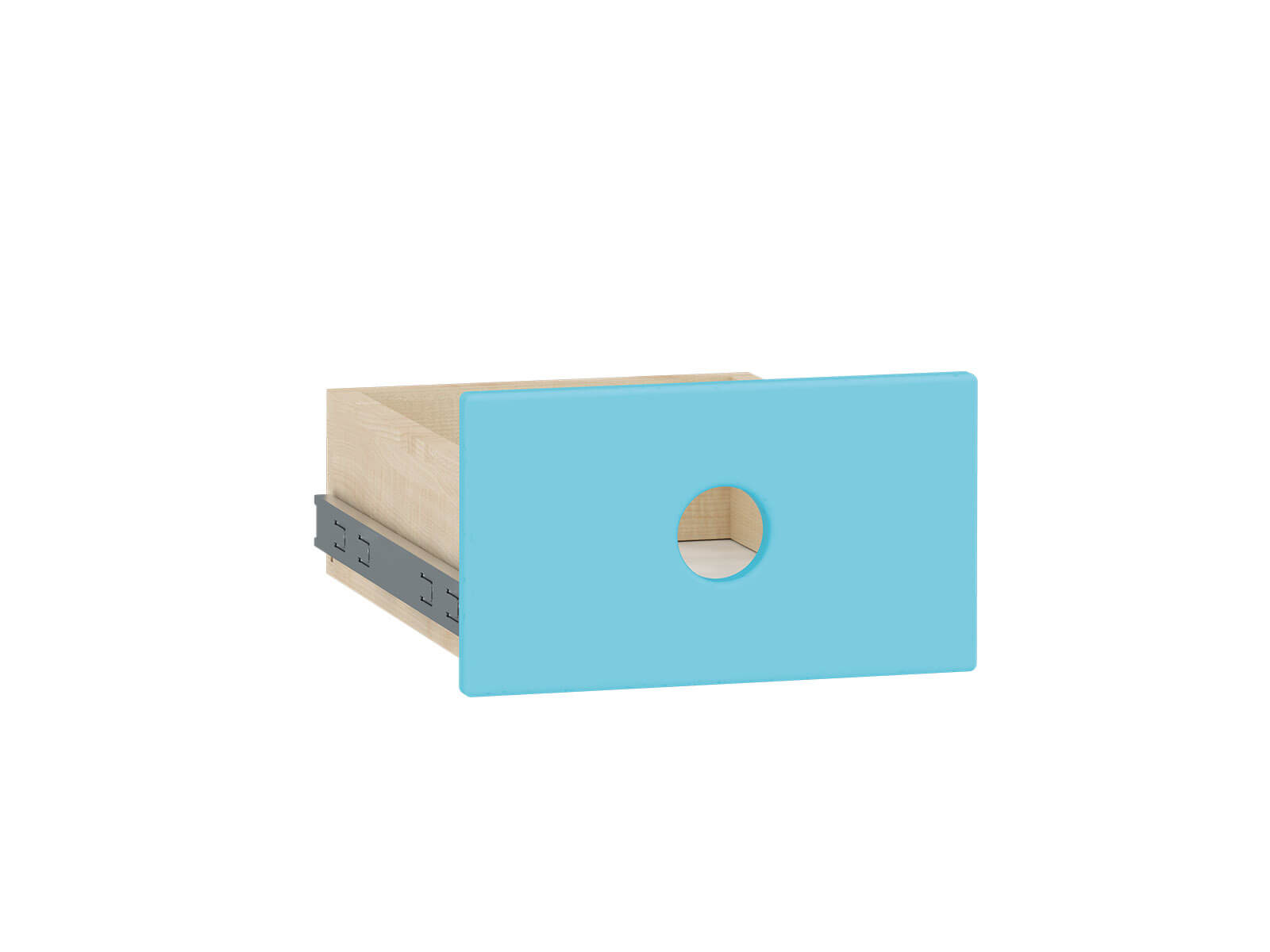 große Schublade, hellblau - Feria-Serie