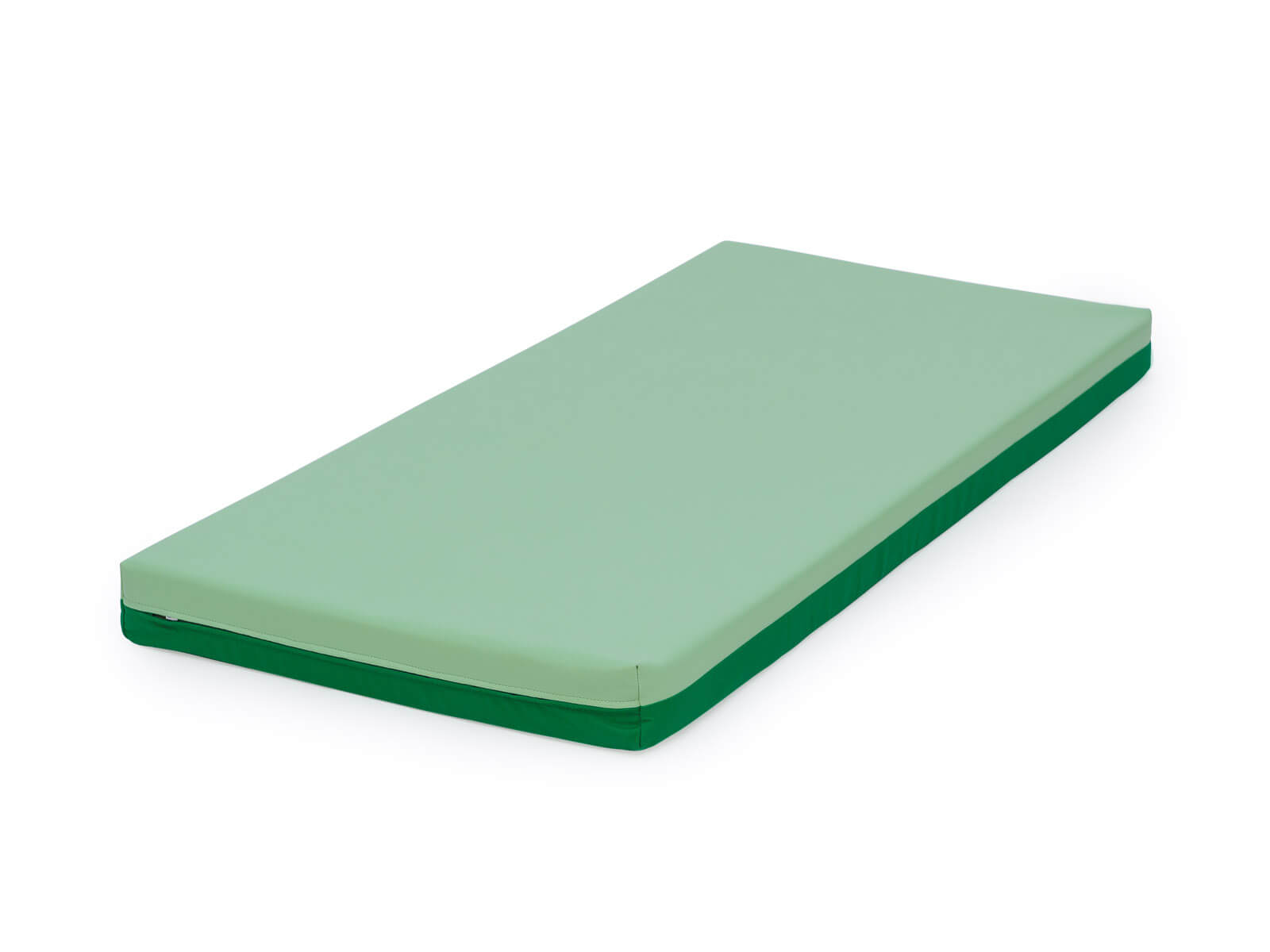 Liegepolster 120x55cm, hellgrün/grün.