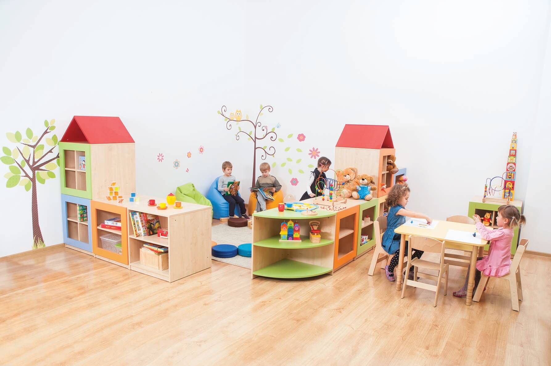 Ruimtescheider configureerbaar - Huisjeserie